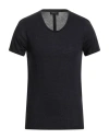 Exemplaire Man T-shirt Midnight Blue Size M Cashmere