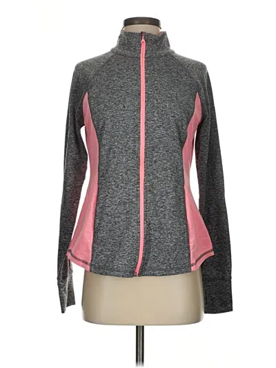 Pre-owned Exertek Long Sleeve Top Gray Turtleneck Tops