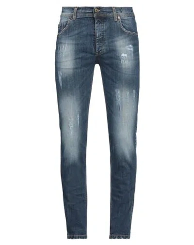 Exibit Man Jeans Blue Size 28 Cotton, Elastane