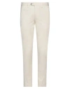 Exibit Man Pants Cream Size 36 Cotton, Elastane In White