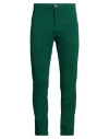 Exibit Man Pants Dark Green Size 30 Viscose, Polyamide, Elastane
