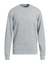 Exibit Man Sweater Light Grey Size M Polyester, Viscose, Elastane In Grey