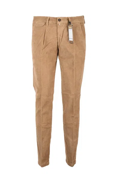 Exigo Cotton Stretch Trousers - Brown
