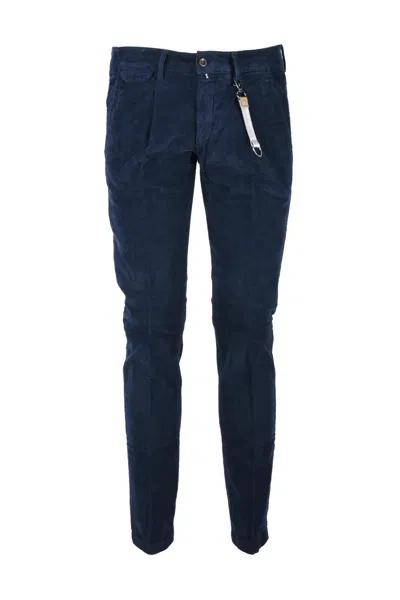 Exigo Cotton Stretch Trousers - Colors In Blue