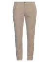 Exigo Man Pants Camel Size 40 Cotton, Elastane In Beige