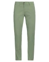 Exigo Man Pants Green Size 36 Cotton, Elastane In Green