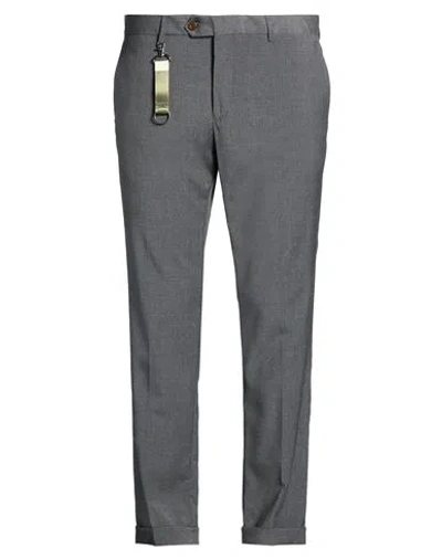 Exigo Man Pants Grey Size 30 Polyester, Wool, Elastane In Gray