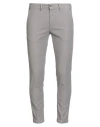 Exigo Man Pants Grey Size 38 Cotton, Elastane In Gray