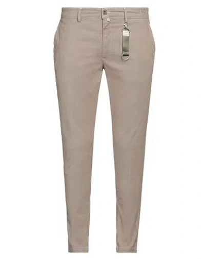 Exigo Man Pants Khaki Size 38 Cotton, Elastane In Beige