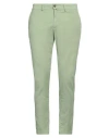 Exigo Man Pants Light Green Size 36 Cotton, Elastane