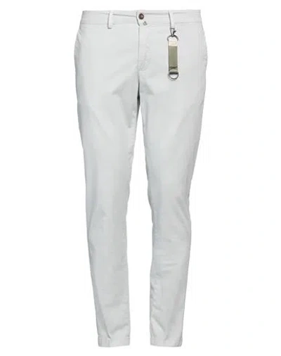 Exigo Man Pants Light Grey Size 38 Cotton, Elastane