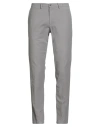 Exigo Man Pants Light Grey Size 44 Cotton, Elastane In Gray