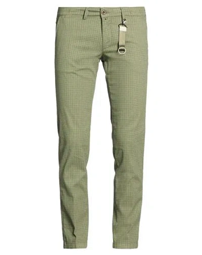 Exigo Man Pants Military Green Size 32 Cotton, Elastane
