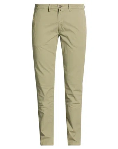 Exigo Man Pants Sage Green Size 42 Cotton, Elastane