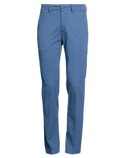 Exigo Man Pants Slate Blue Size 30 Cotton, Elastane