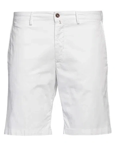 Exigo Man Shorts & Bermuda Shorts White Size 40 Cotton, Elastane