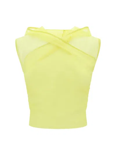 Exilia Norte Top In Lime