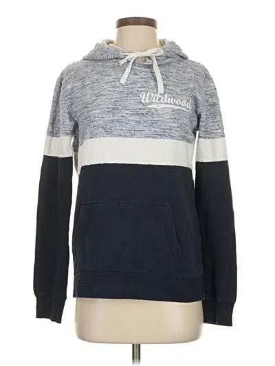 Pre-owned Exist Pullover Hoodie In Blue