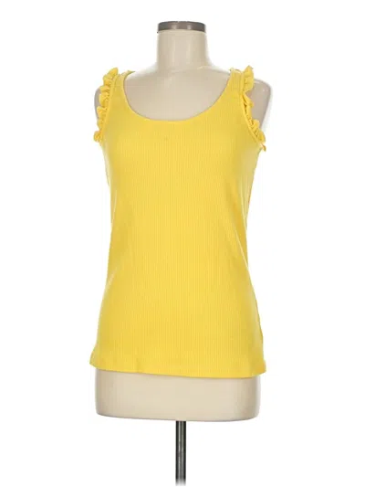 Pre-owned Exist Sleeveless Top Yellow Sweetheart Neckline Tops