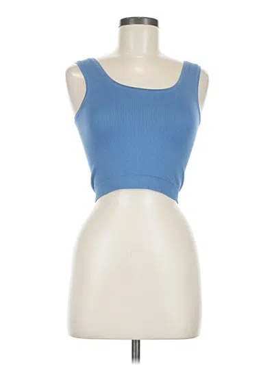 Pre-owned Exist Tank Top Blue Strapless Neckline Tops