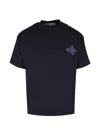 Exit Society Bird-print T-shirt In Blue