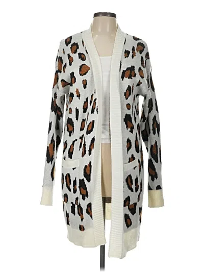 Pre-owned Exlura Cardigan Sweater In Silver