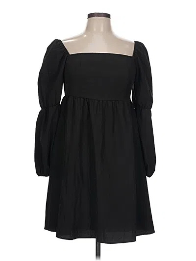 Pre-owned Exlura Casual Dress In Black