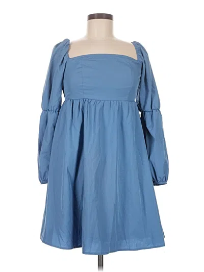 Pre-owned Exlura Casual Dress In Blue