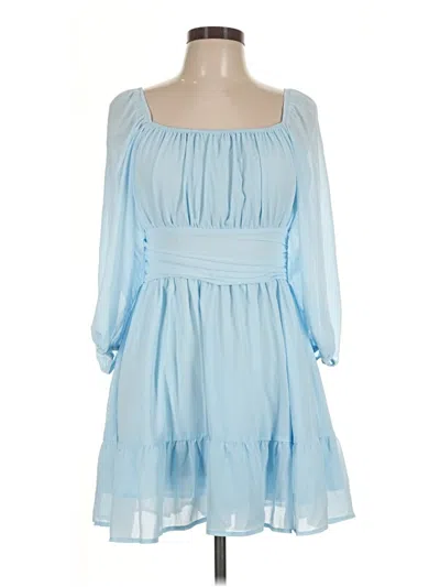 Pre-owned Exlura Casual Dress In Blue