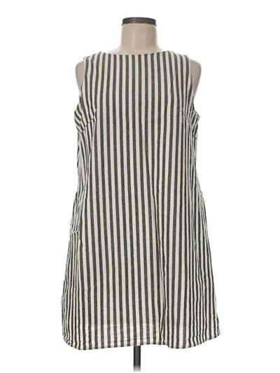 Pre-owned Exlura Casual Dress In Gray