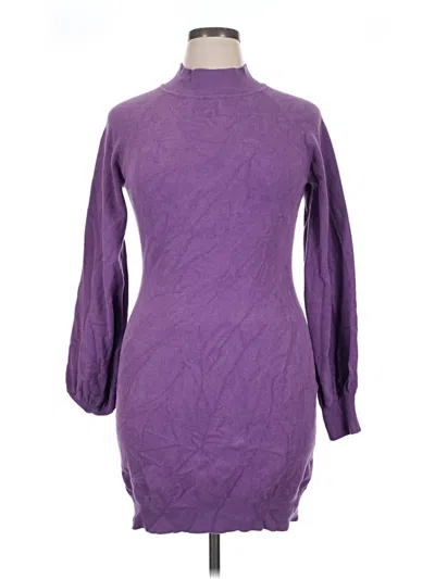 Pre-owned Exlura Casual Dress In Purple