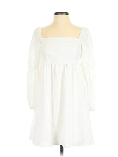 Pre-owned Exlura Casual Dress In White
