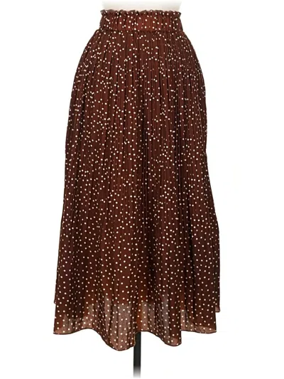 Pre-owned Exlura Casual Skirt In Brown