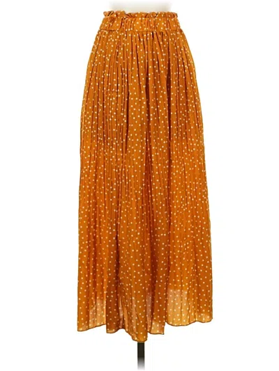 Pre-owned Exlura Casual Skirt In Gold