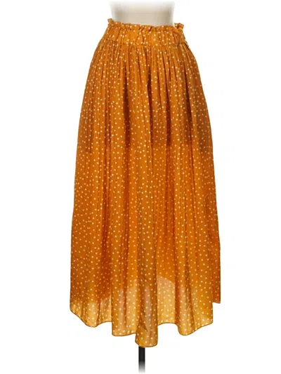 Pre-owned Exlura Casual Skirt In Orange
