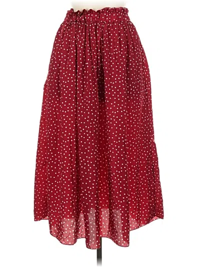 Pre-owned Exlura Casual Skirt In Red