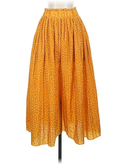 Pre-owned Exlura Casual Skirt In Yellow