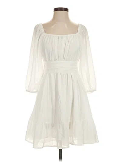 Pre-owned Exlura Cocktail Dress In Ivory