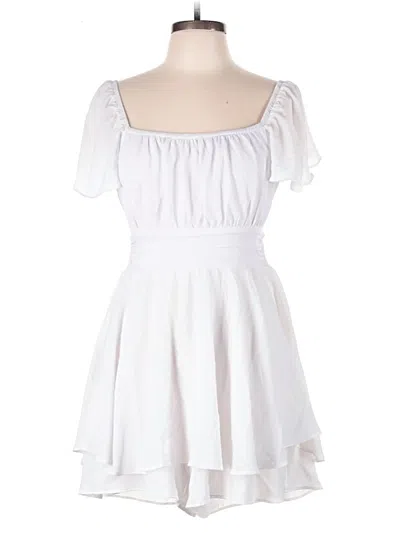 Pre-owned Exlura Romper In White