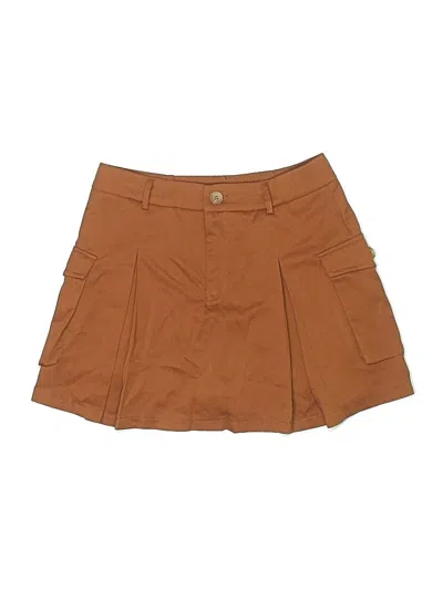 Pre-owned Exlura Skort In Brown