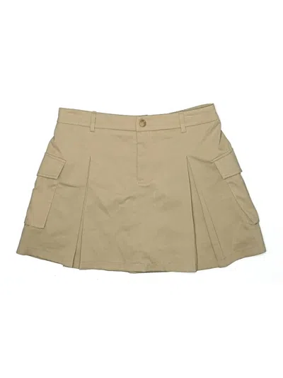 Pre-owned Exlura Skort In Tan
