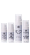 Exoceuticals Exo Men Travel Kit, 4 Bottles In Black