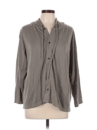 Pre-owned Exofficio 3/4 Sleeve Button Down Shirt In Brown