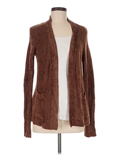 Pre-owned Exofficio Cardigan Sweater In Brown