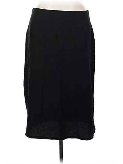 Pre-owned Exofficio Formal Skirt In Black