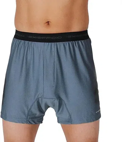 Exofficio Give-n-go Boxer In Charcoal In Blue