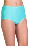 Exofficio Give-n-go Full Cut Brief Panty In Isla In Blue