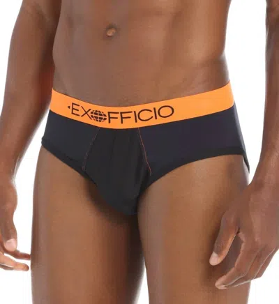 Exofficio Give-n-go Sport Mesh Brief In Curfew In Black