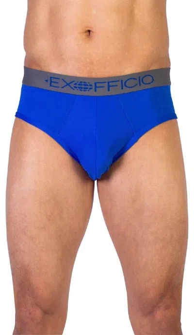 Exofficio Give-n-go Sport Mesh Brief In Royal In Blue