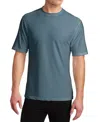 EXOFFICIO GIVE-N-GO TEE ROUND NECK T-SHIRT IN CHARCOAL